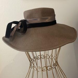 Fine Millinery Colletion NWT Brown Vintage Wool Women’s Brown Hat